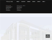 Tablet Screenshot of fragine.be